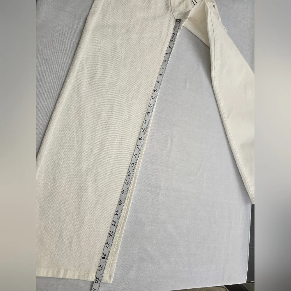 Telepatía White Wide-Leg Low Rise Size 0/24 Jeans Belt Included‎